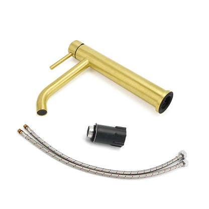 WELS Brushed Gold Tall Kitchen Laundry Basin Mixer Vanity Sink Faucet Tap Bath - Image 7