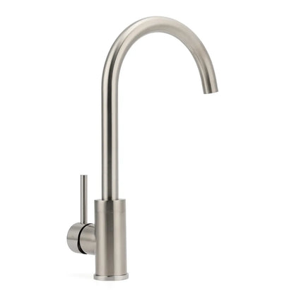 WELS Kitchen Laundry Swivel Sink Mixer Faucet Tap Spout Stainless Steel Brushed - Image 3