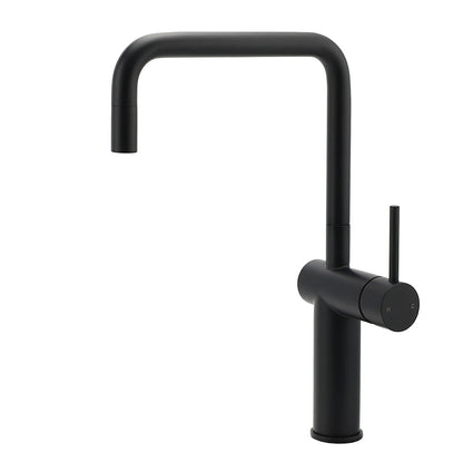 WELS Matt Black SUS Tall Kitchen Laundry 360º Swivel Sink Mixer Faucet Tap Spout