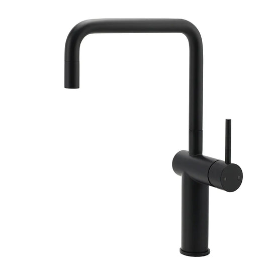 WELS Matt Black SUS Tall Kitchen Laundry 360º Swivel Sink Mixer Faucet Tap Spout