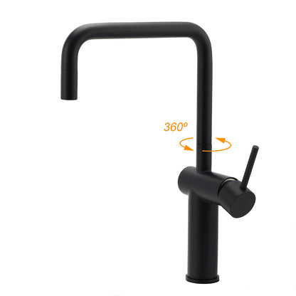 WELS Matt Black SUS Tall Kitchen Laundry 360º Swivel Sink Mixer Faucet Tap Spout - Image 2