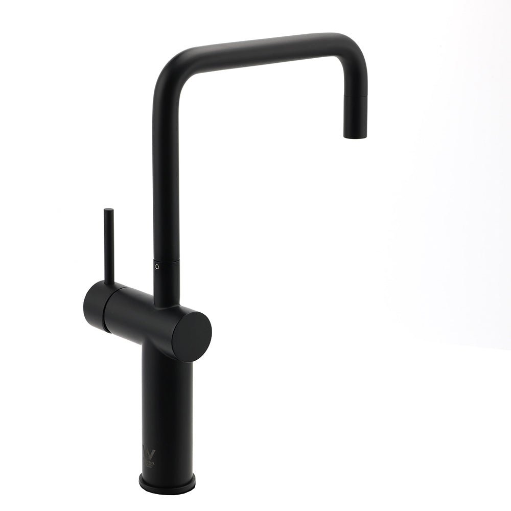 WELS Matt Black SUS Tall Kitchen Laundry 360º Swivel Sink Mixer Faucet Tap Spout - Image 3