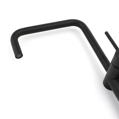 WELS Matt Black SUS Tall Kitchen Laundry 360º Swivel Sink Mixer Faucet Tap Spout - Image 4