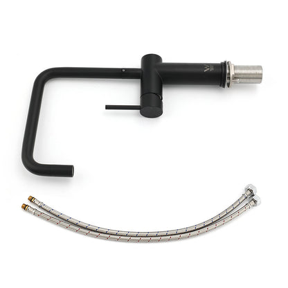 WELS Matt Black SUS Tall Kitchen Laundry 360º Swivel Sink Mixer Faucet Tap Spout - Image 7