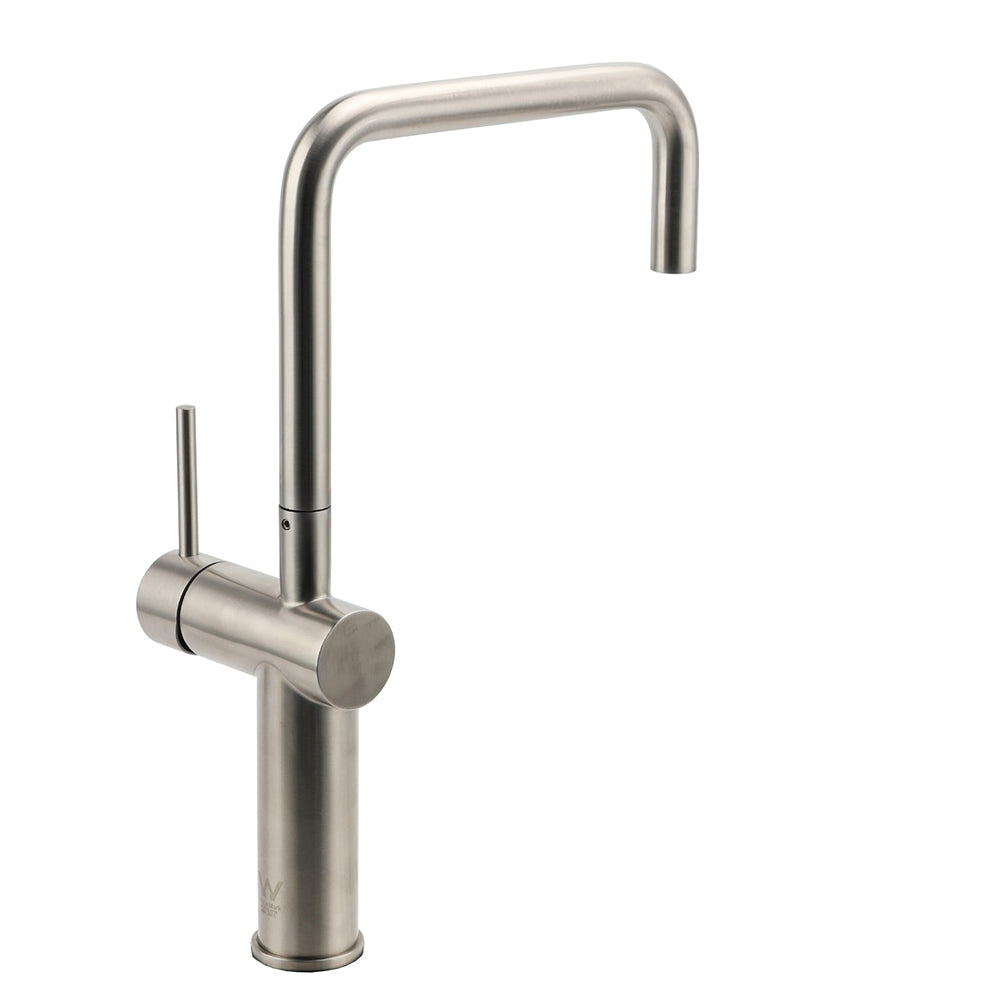 WELS 6L/m Kitchen Laundry 360º Swivel Sink Mixer Faucet Tap Spout Brushed Silver - Image 3