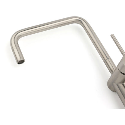 WELS 6L/m Kitchen Laundry 360º Swivel Sink Mixer Faucet Tap Spout Brushed Silver - Image 4