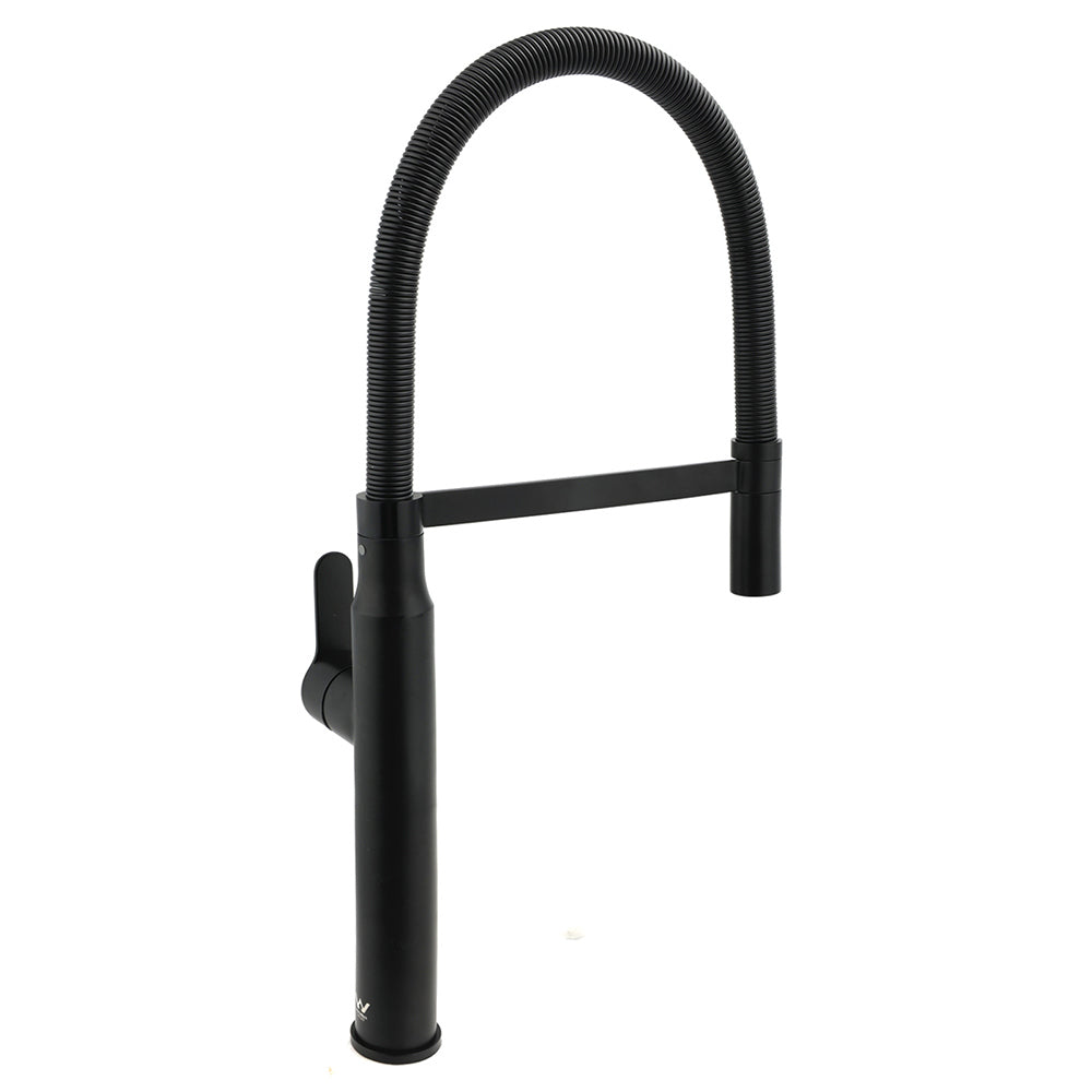 Matt Black Kitchen Sink Basin Mixer 360º Swivel Faucet Tap Pull Out Spout WELS - Image 2
