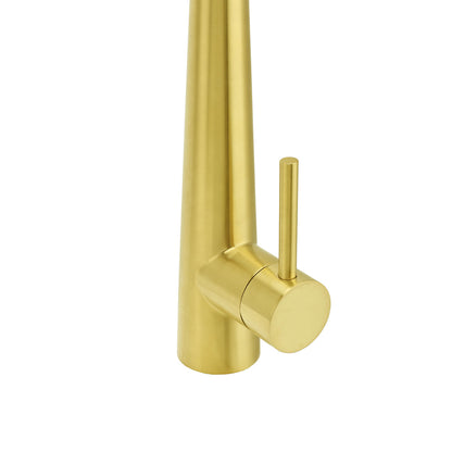 Brushed Gold Pull Out Kitchen Sink Tap Basin Mixer Faucet 2 Mode Spraying Spout - Image 8