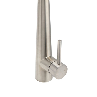 Brushed Nickel Pull Out Kitchen Tap Sink Mixer Faucet Spout 2 Modes Spray Outlet - Image 5