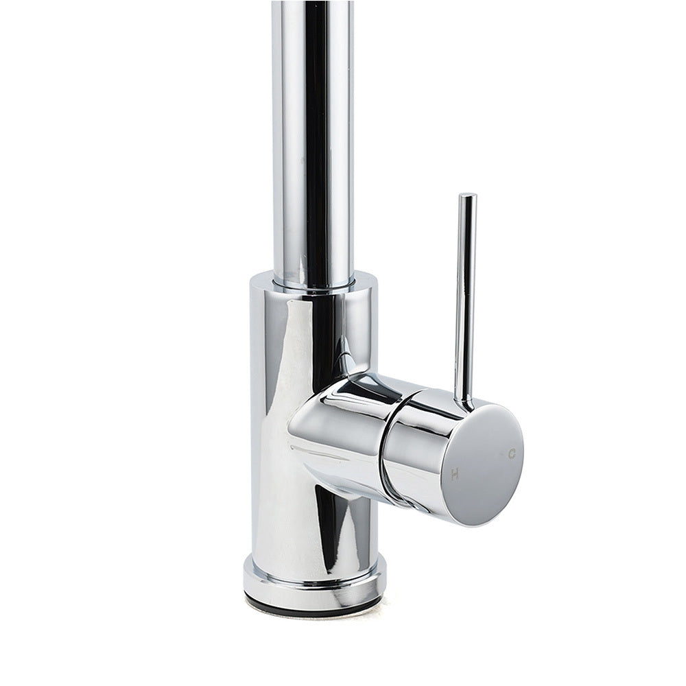 WELS Chrome 2 Modes Spray Pull Out Kitchen Swivel Faucet Sink Tap Laundry Mixer - Image 5