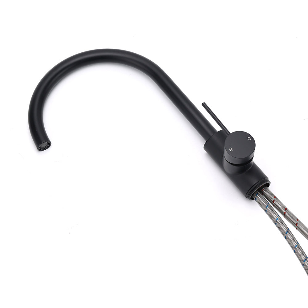 Matt Black Indoor Bathtub Filler Free Standing Mixer Faucet Tap Spout Watermark - Image 4