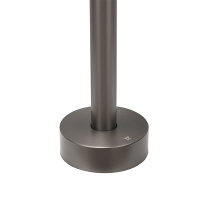 Gun Metal Bathroom Free Standing Hot Cold Water Mixer Tap Bath Tub Filler Spout - Image 5