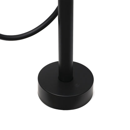WELS Matt Black Bathtub Filler Free Standing Mixer Faucet Tap Spout HandHeld Set - Image 5