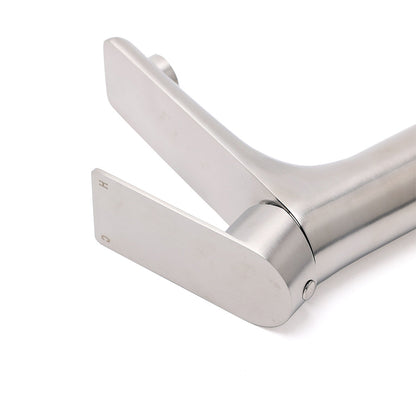 WELS Brushed Nickel Kitchen Laundry Round Basin Mixer Vanity Sink Faucet Tap Set - Image 5