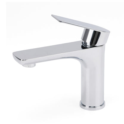 WELS Bathroom Vanity Kitchen Laundry Round Chrome Basin Mixer Sink Faucet Tap - Image 2