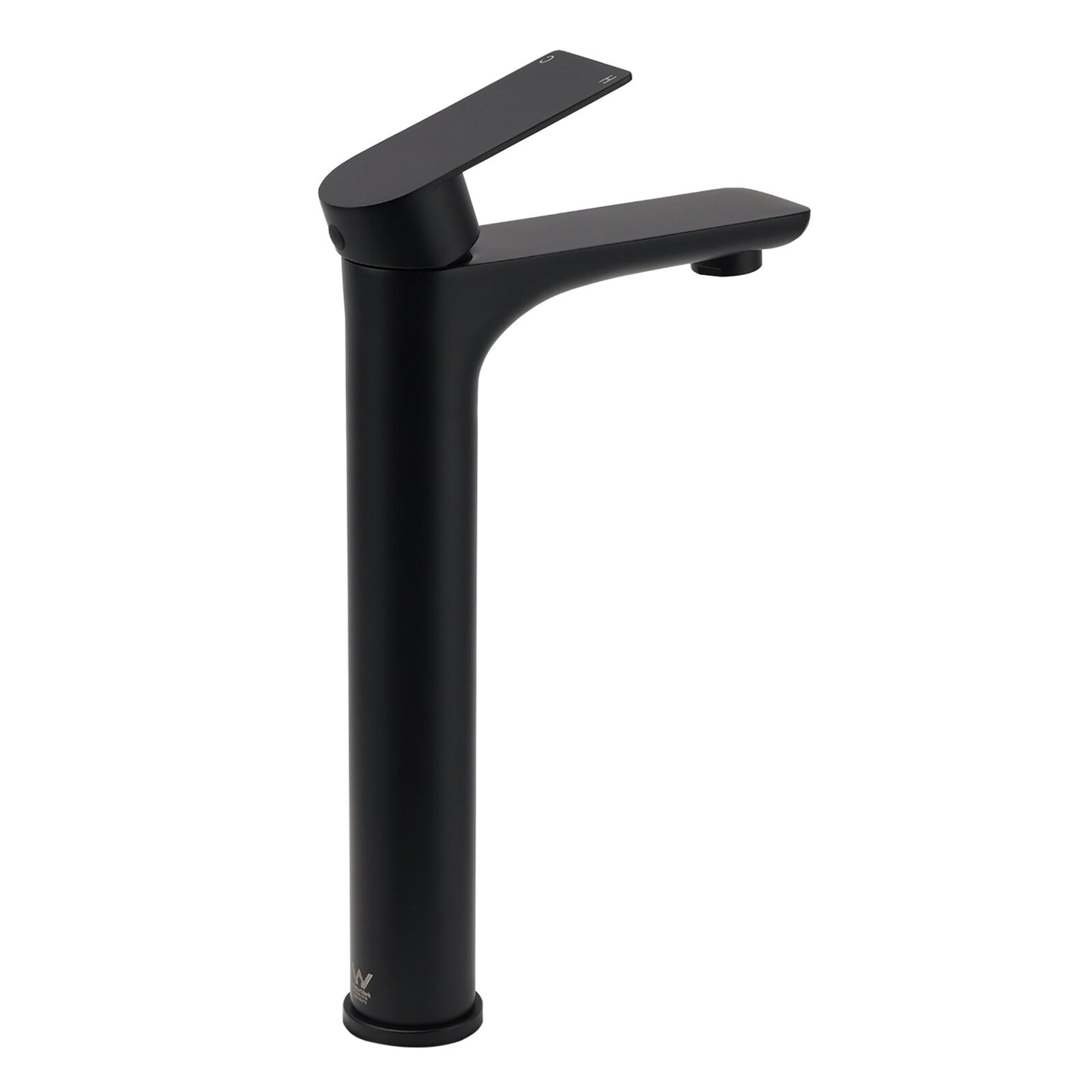 WELS 7.5L/m Rounded Body Basin Mixer Kitchen Vanity Faucet Tap Spout Matte Black - Image 3