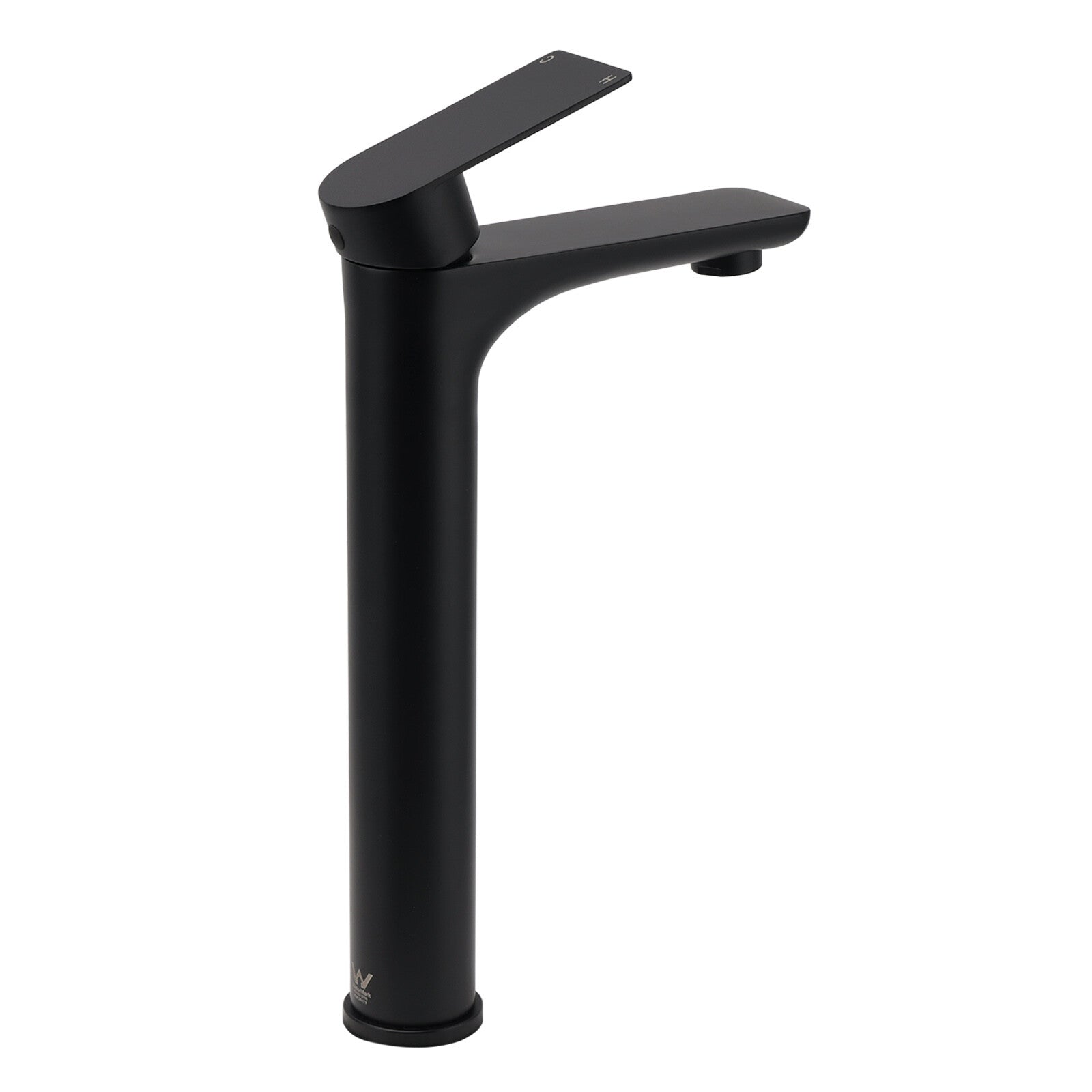 WELS 7.5L/m Rounded Body Basin Mixer Kitchen Vanity Faucet Tap Spout Matte Black - Image 3