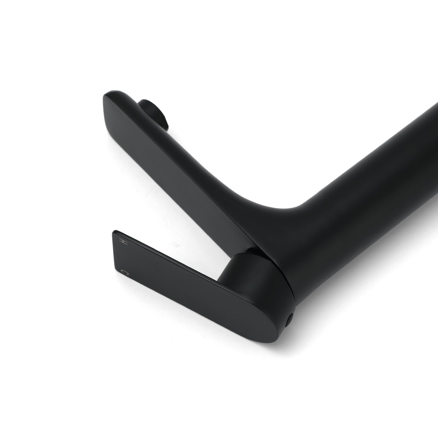 WELS 7.5L/m Rounded Body Basin Mixer Kitchen Vanity Faucet Tap Spout Matte Black - Image 5
