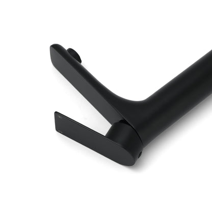 WELS 7.5L/m Rounded Body Basin Mixer Kitchen Vanity Faucet Tap Spout Matte Black - Image 5