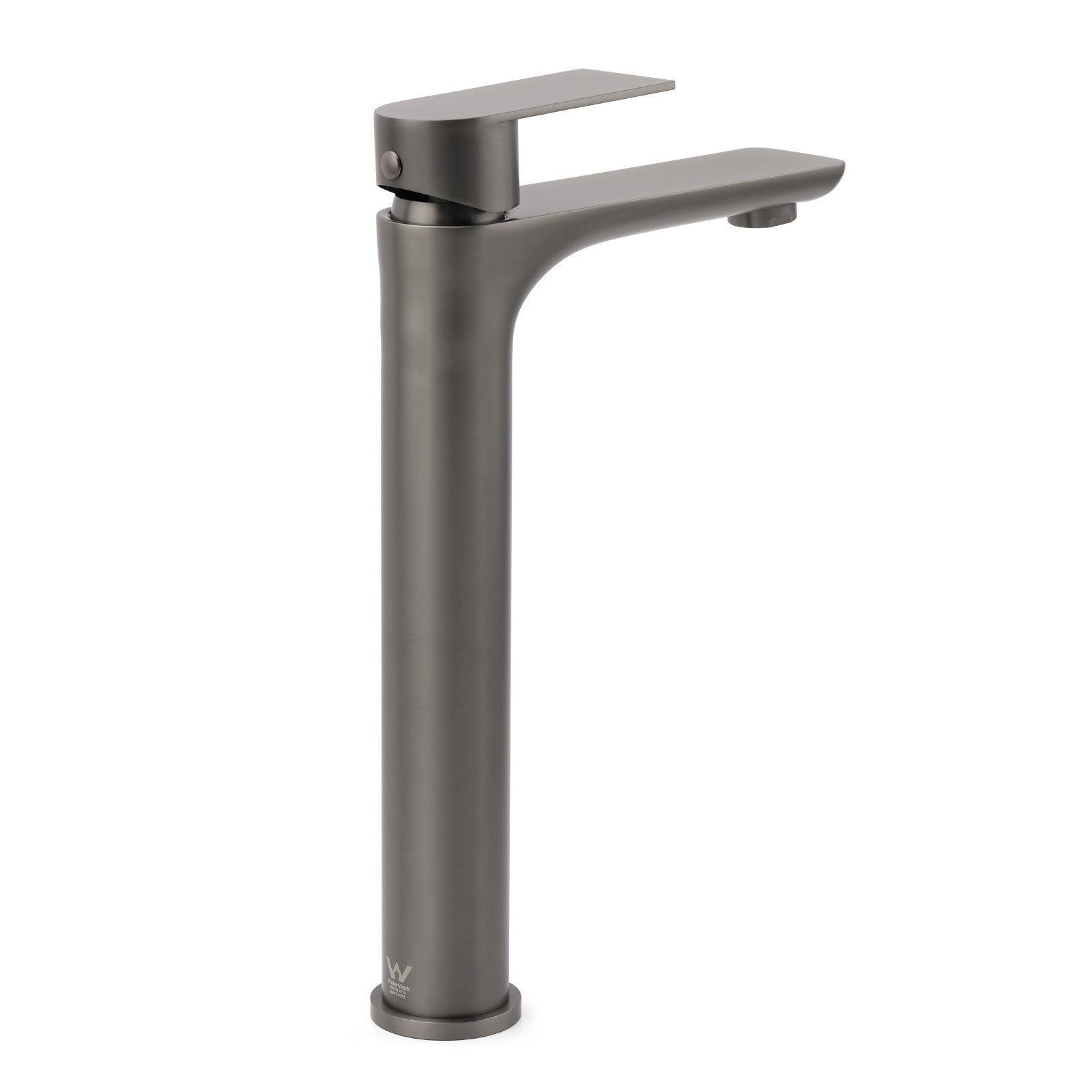 WELS Gun Metal Grey Round High Rise Basin Mixer Bathroom Vanity Faucet Tapware - Image 4