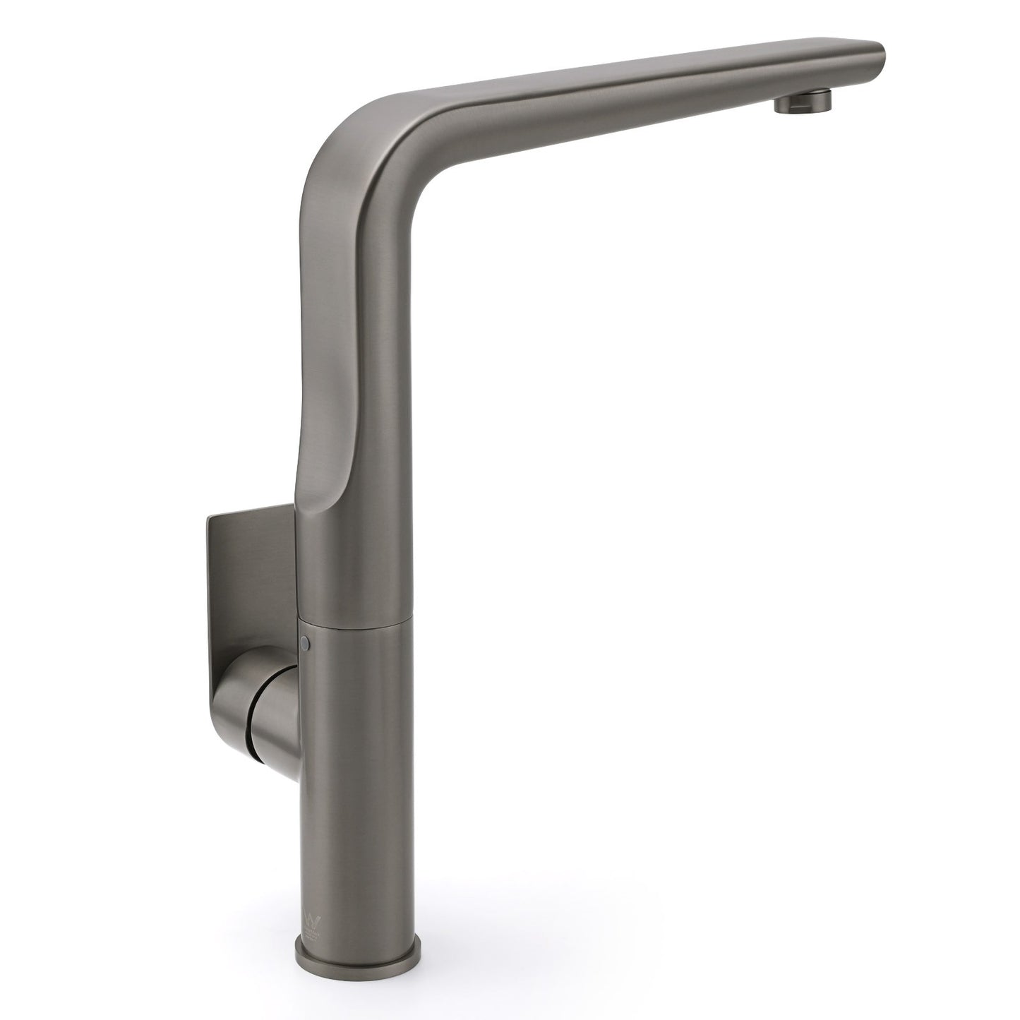 Luxury Gun Metal Round Kitchen Mixer Sink Tap Swivel Laundry Faucet Spout WELS - Image 4