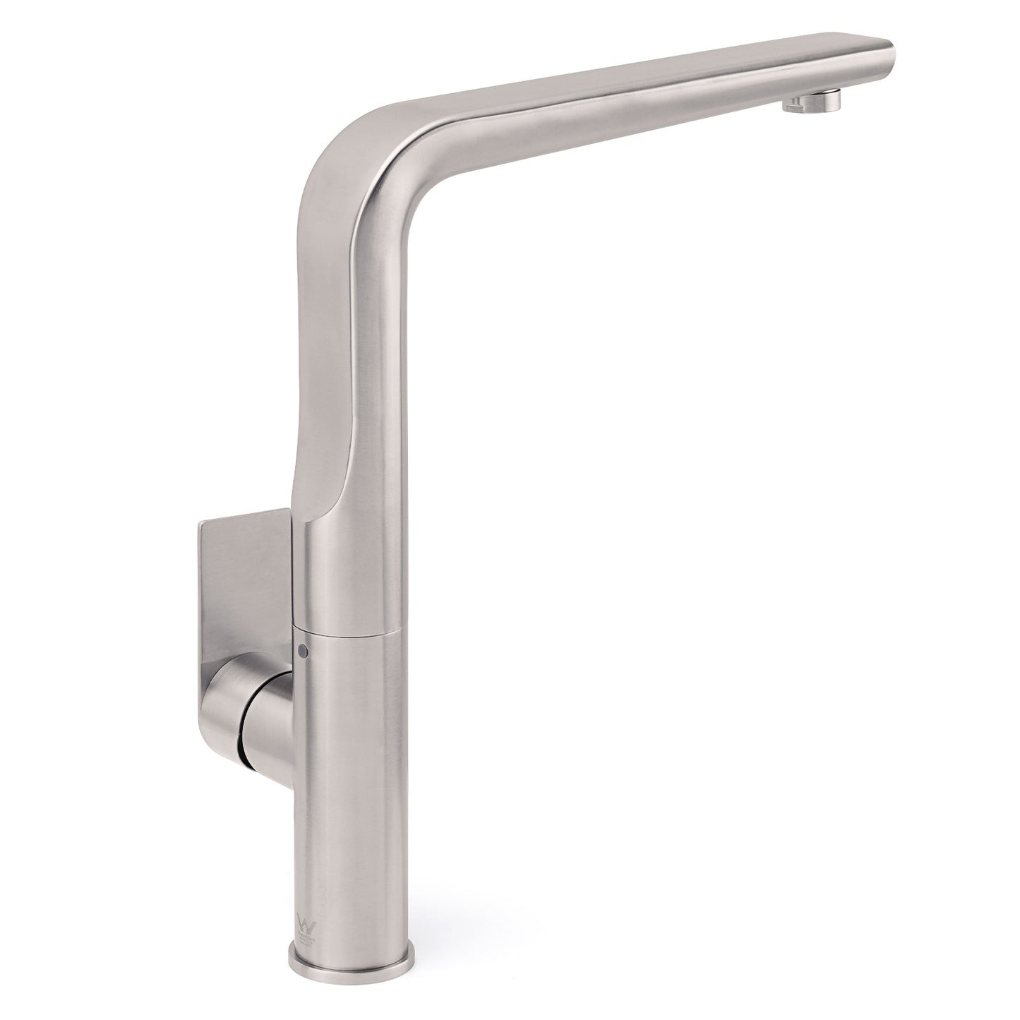 Brushed Nickel New Design Kitchen Mixer Sink Tap Laundry Faucet Swivel Spout - Image 4