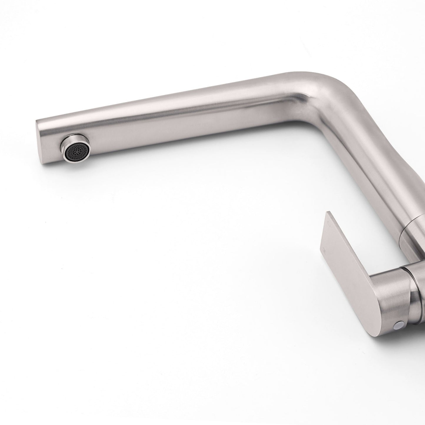 Brushed Nickel New Design Kitchen Mixer Sink Tap Laundry Faucet Swivel Spout - Image 5