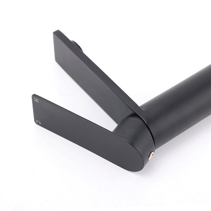 Matt Black Round Bathroom Basin Mixer Vanity Sink Faucet Spout Laundry Tap WELS - Image 5