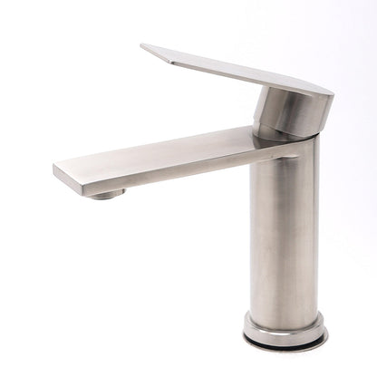 WELS Brushed Nickel Laundry Standard Basin Mixer Vanity Sink Faucet Spout Tap - Image 2