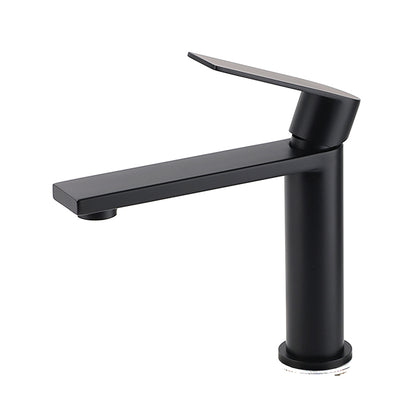 WELS Matt Black Square Short Basin Mixer Vanity Sink Faucet Laundry Spout Tap - Image 2