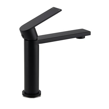 WELS Matt Black Square Short Basin Mixer Vanity Sink Faucet Laundry Spout Tap - Image 3