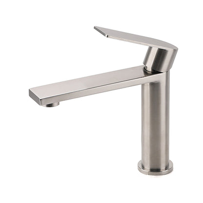 Brushed Nickel Standard Basin Mixer Vanity Sink Faucet Kitchen Laundry Spout Tap - Image 2