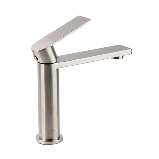 Brushed Nickel Standard Basin Mixer Vanity Sink Faucet Kitchen Laundry Spout Tap - Image 3