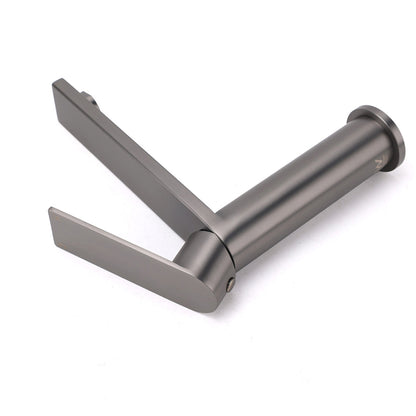Gun Metal Rounded Square Short Basin Mixer Vanity Sink Faucet Laundry Spout Tap - Image 4