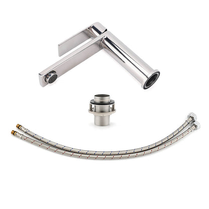 WELS Chrome Short Basin Mixer Vanity Sink Faucet Kitchen Laundry Spout Tap Set - Image 7