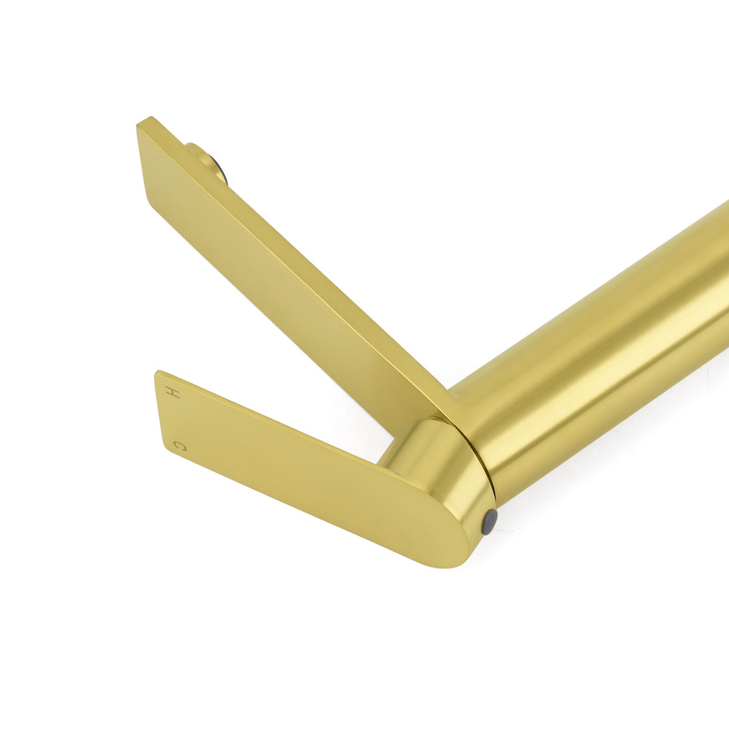 Brushed Gold Stainless Steel Tall Basin Mixer Vanity Sink Faucet Laundry Spout - Image 5