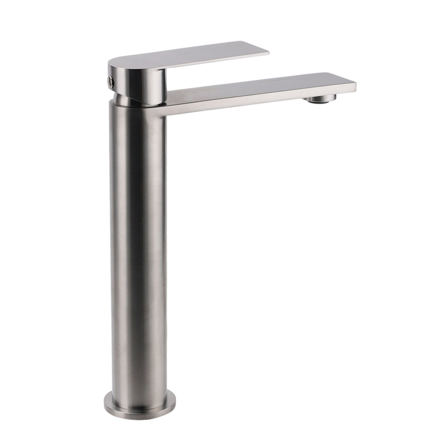 WELS Brushed Nickel Tall Basin Mixer Vanity Sink Faucet Spout 304SUS Laundry Tap - Image 4