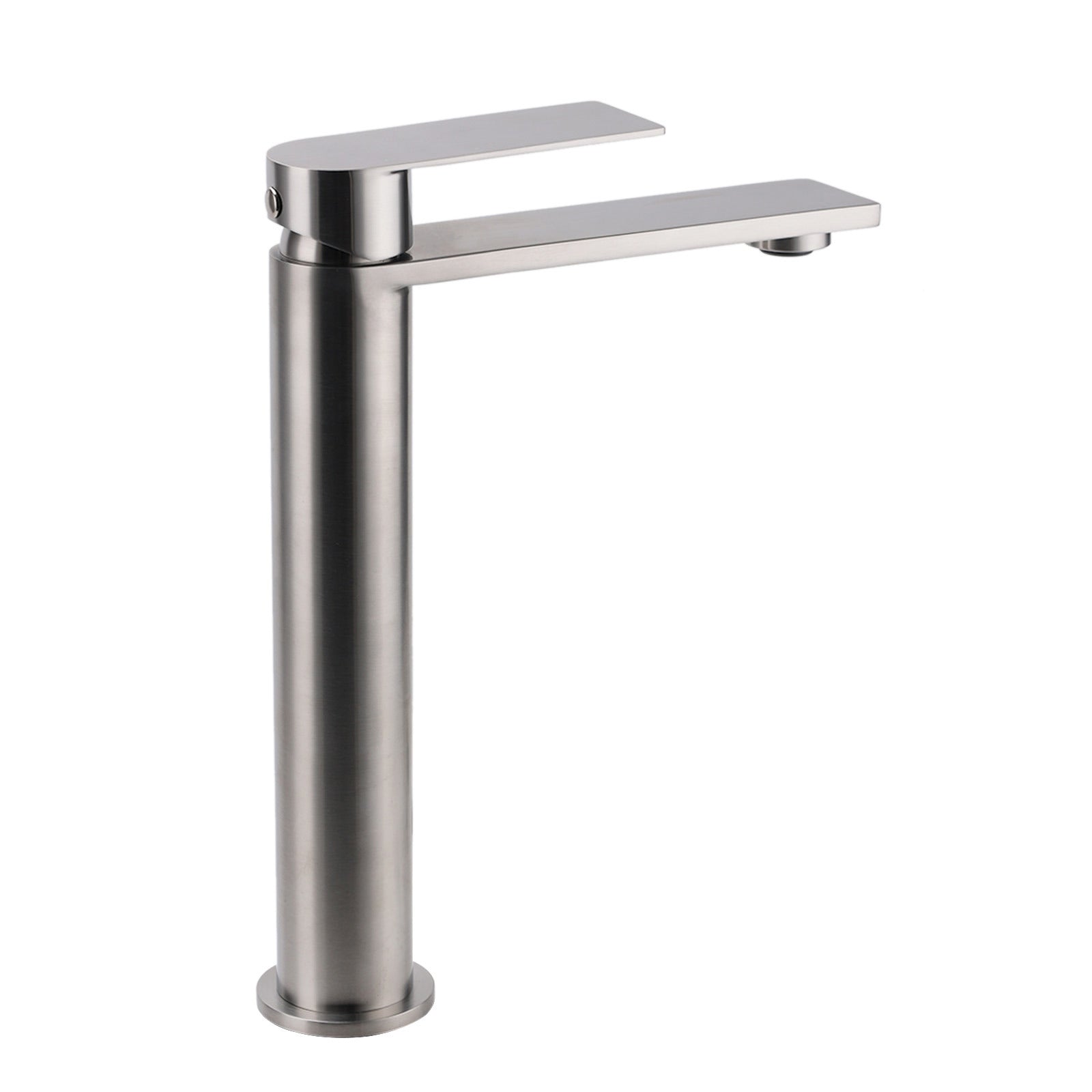 WELS Brushed Nickel Tall Basin Mixer Vanity Sink Faucet Spout 304SUS Laundry Tap - Image 4