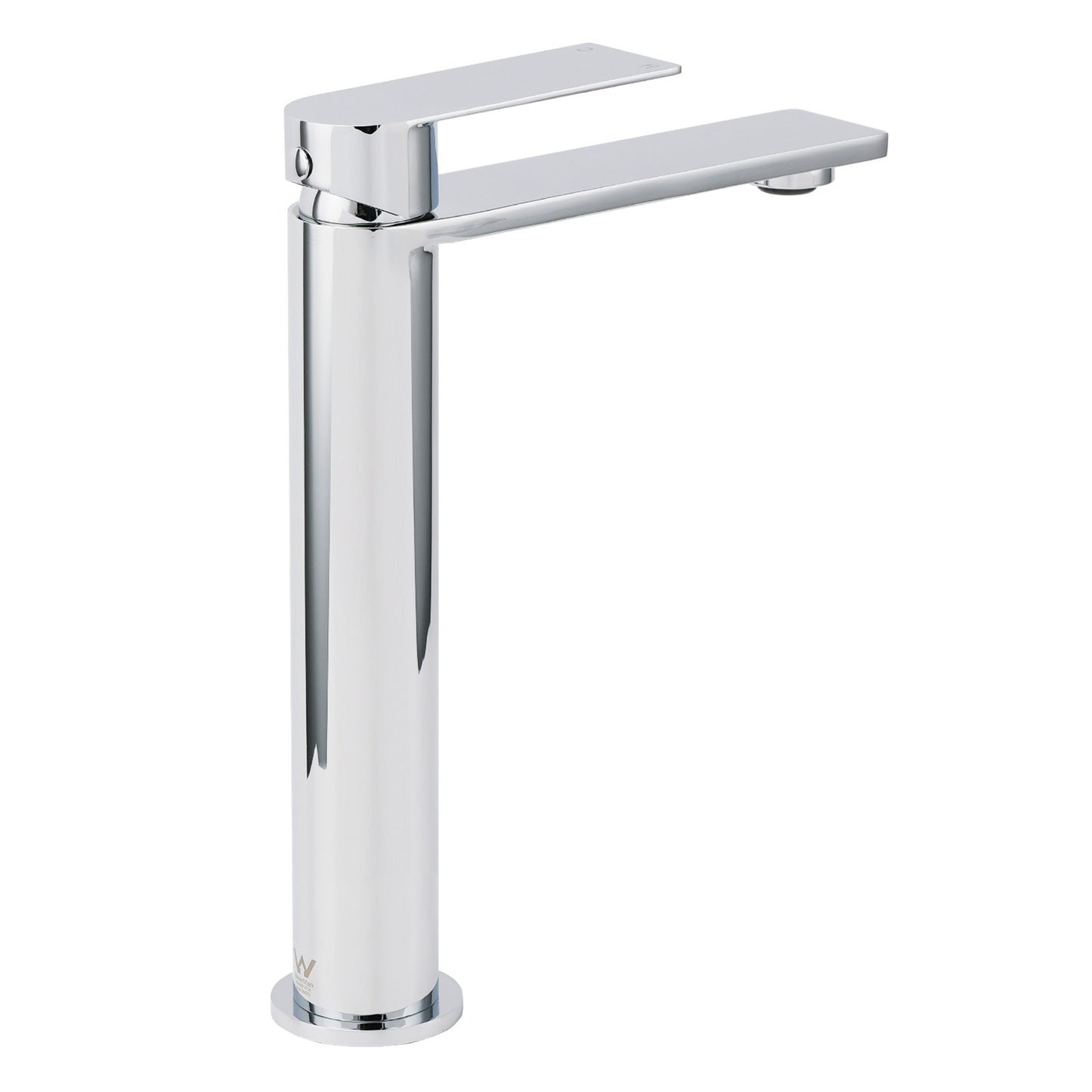 WELS Polished Chrome Tall Basin Mixer Vanity Sink Faucet Spout Laundry Flat Tap - Image 4