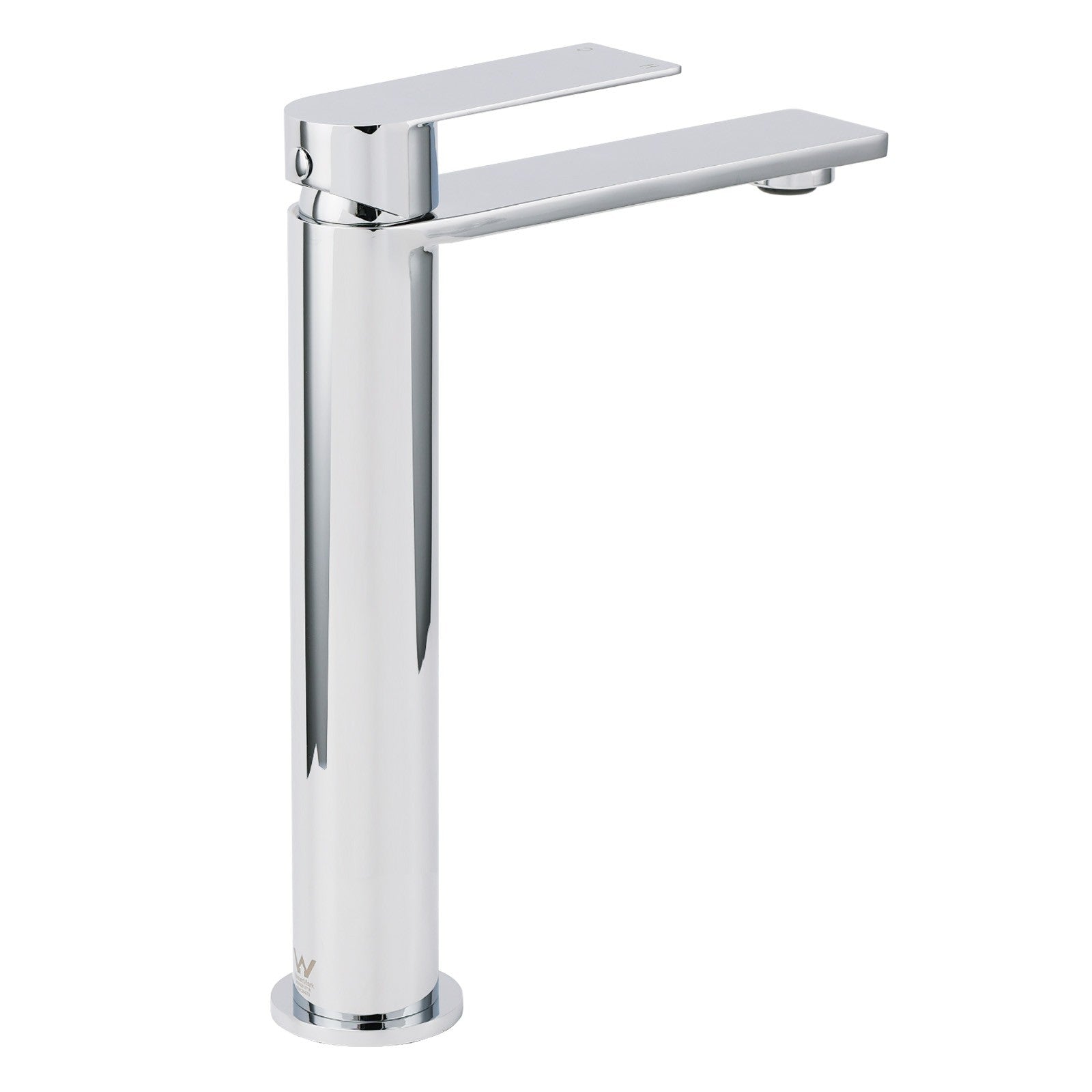 WELS Polished Chrome Tall Basin Mixer Vanity Sink Faucet Spout Laundry Flat Tap - Image 4