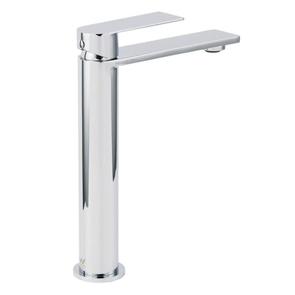 WELS Polished Chrome Tall Basin Mixer Vanity Sink Faucet Spout Laundry Flat Tap - Image 4