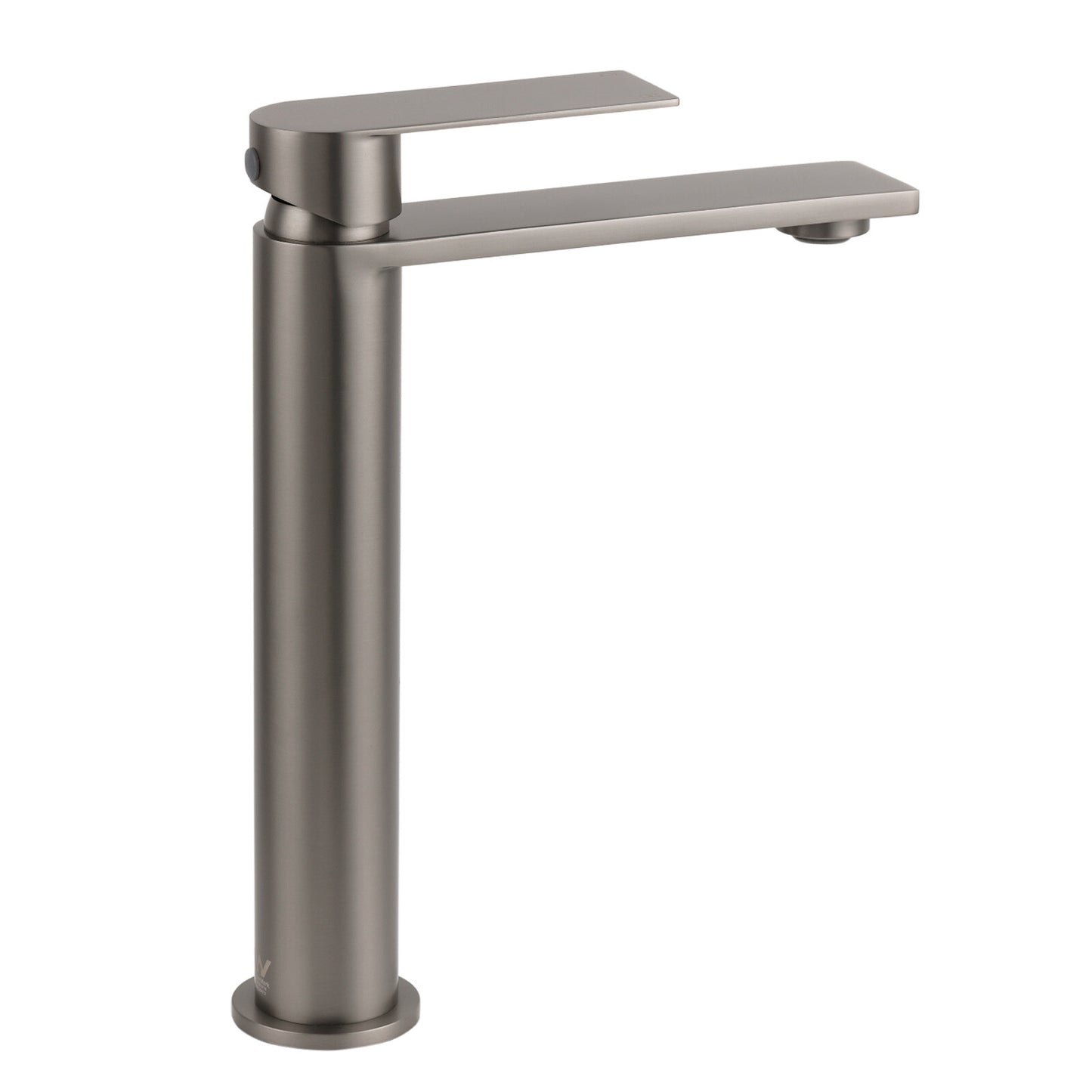 WELS Square Tall Flat Handle Basin Mixer Vanity Sink Faucet Spout Gun Metal Gey - Image 4