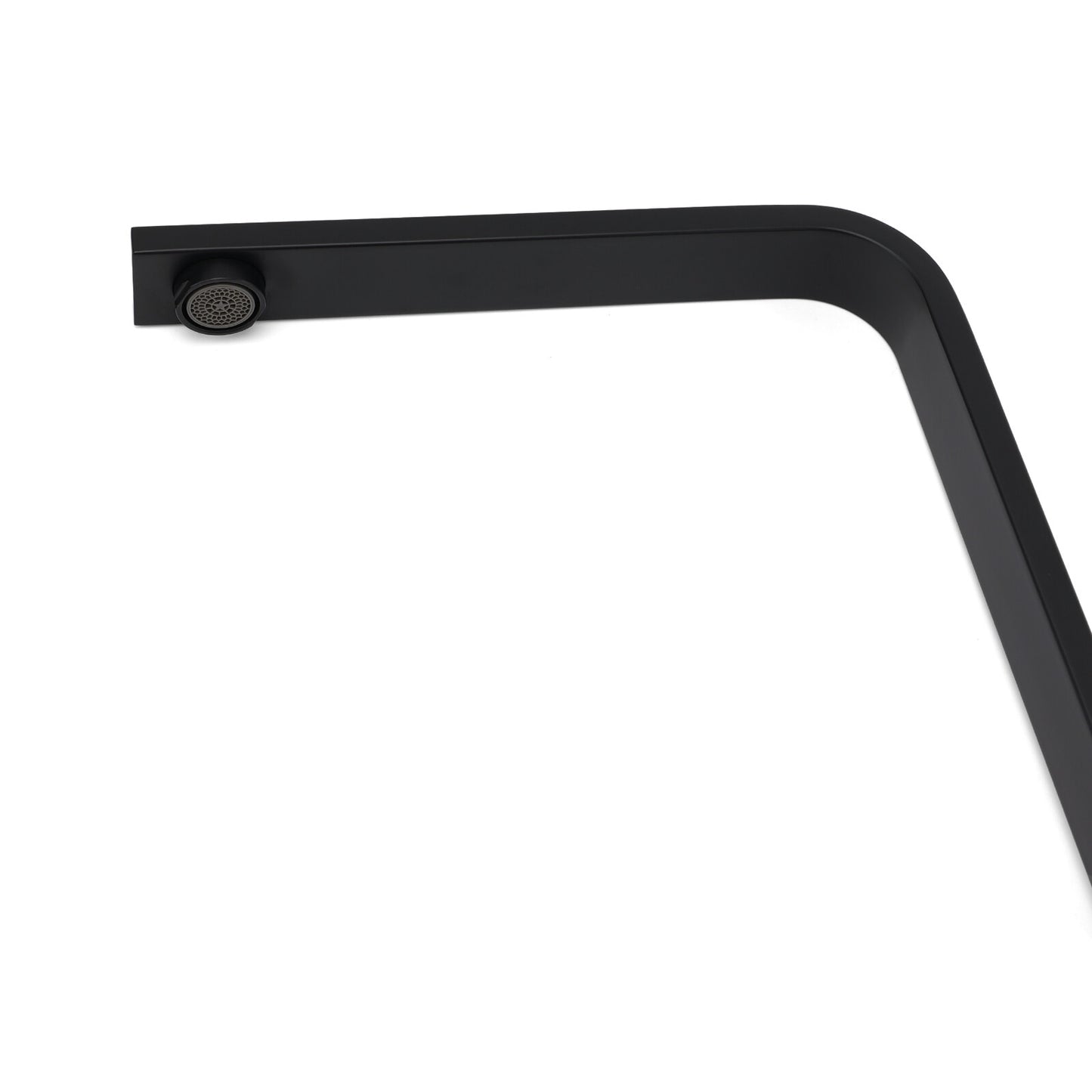 WELS Matte Black High Rise Gooseneck Kitchen Sink Laundry Mixer Faucet Tapware - Image 7
