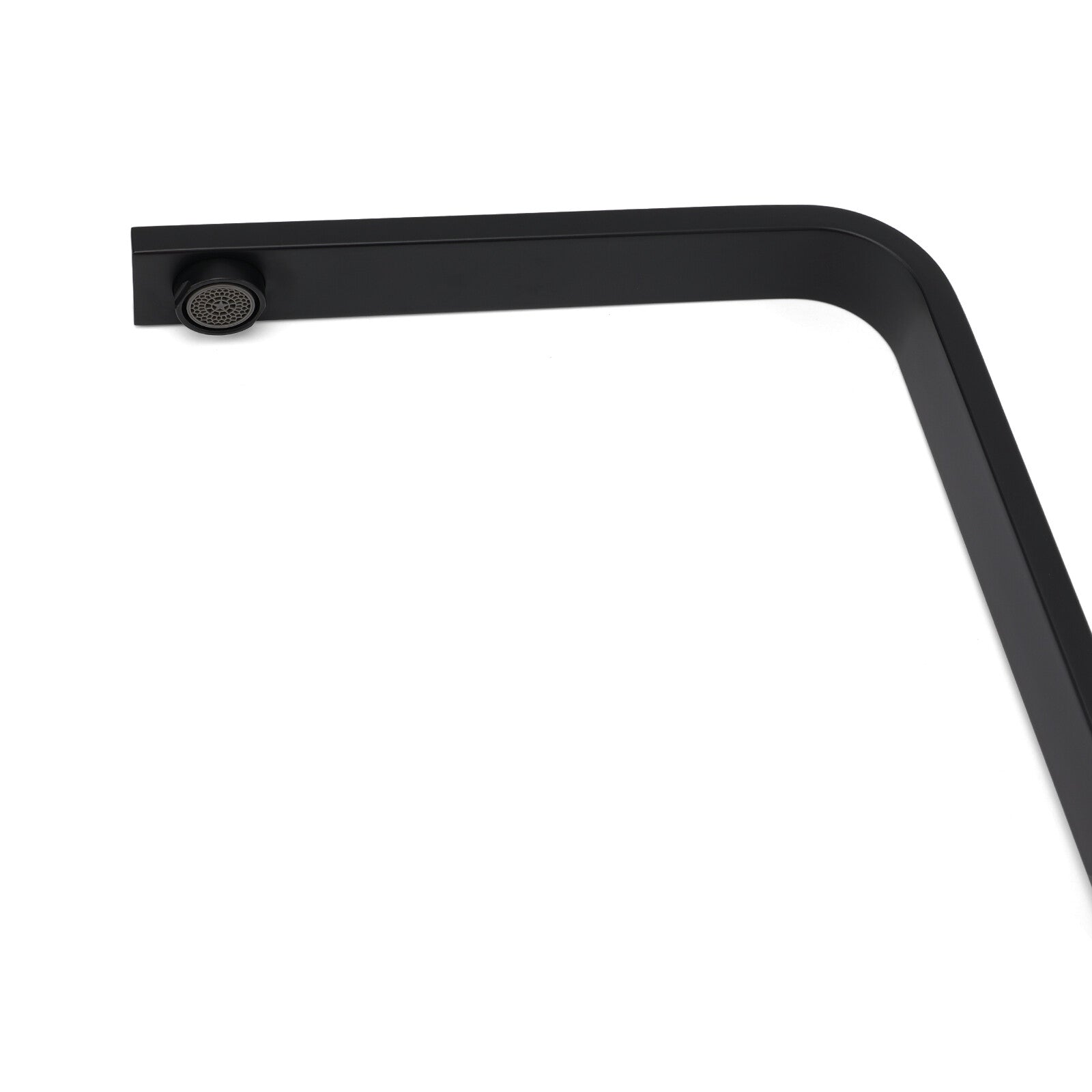 WELS Matte Black High Rise Gooseneck Kitchen Sink Laundry Mixer Faucet Tapware - Image 7