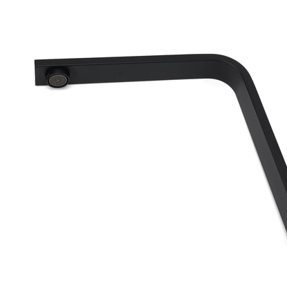 WELS Matte Black High Rise Gooseneck Kitchen Sink Laundry Mixer Faucet Tapware - Image 7
