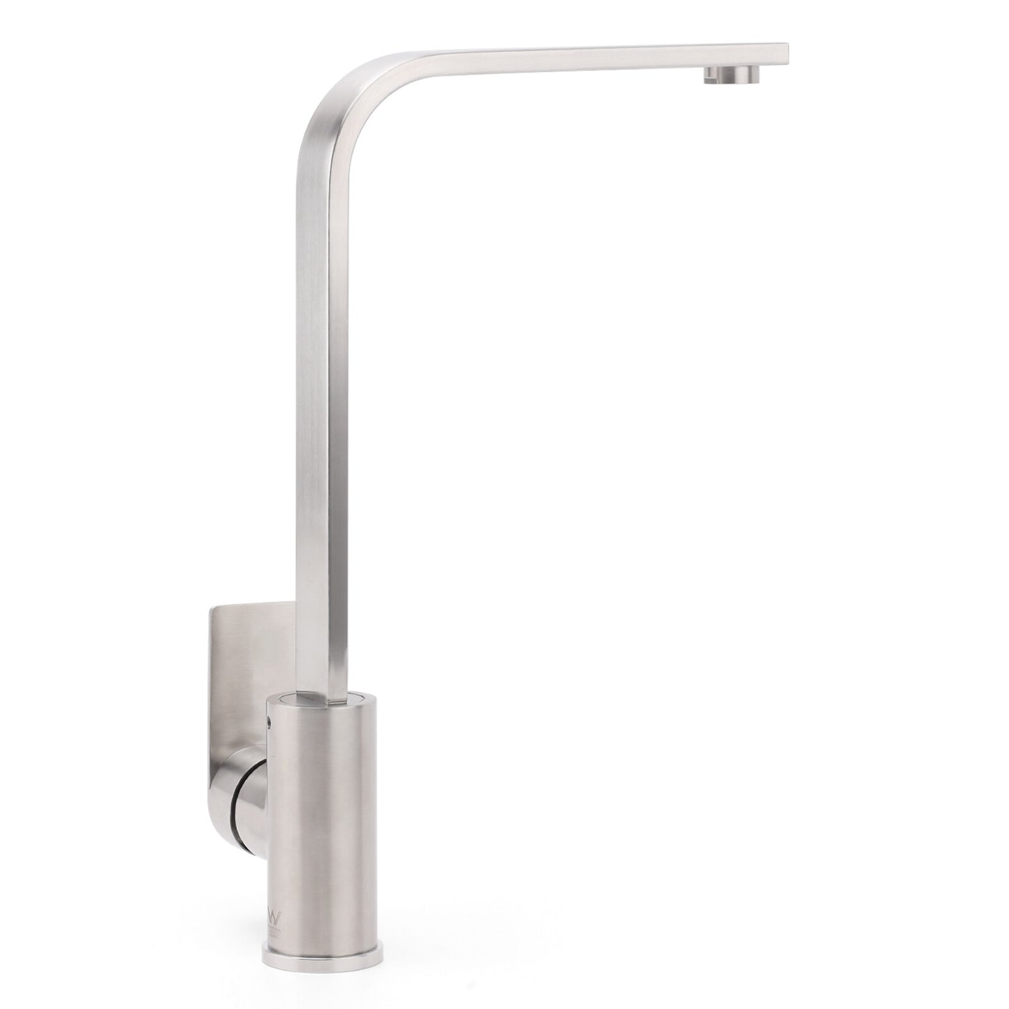 WELS Brushed Nickel Square Kitchen Sink Laundry Mixer 360º Swivel Faucet Tapware - Image 4