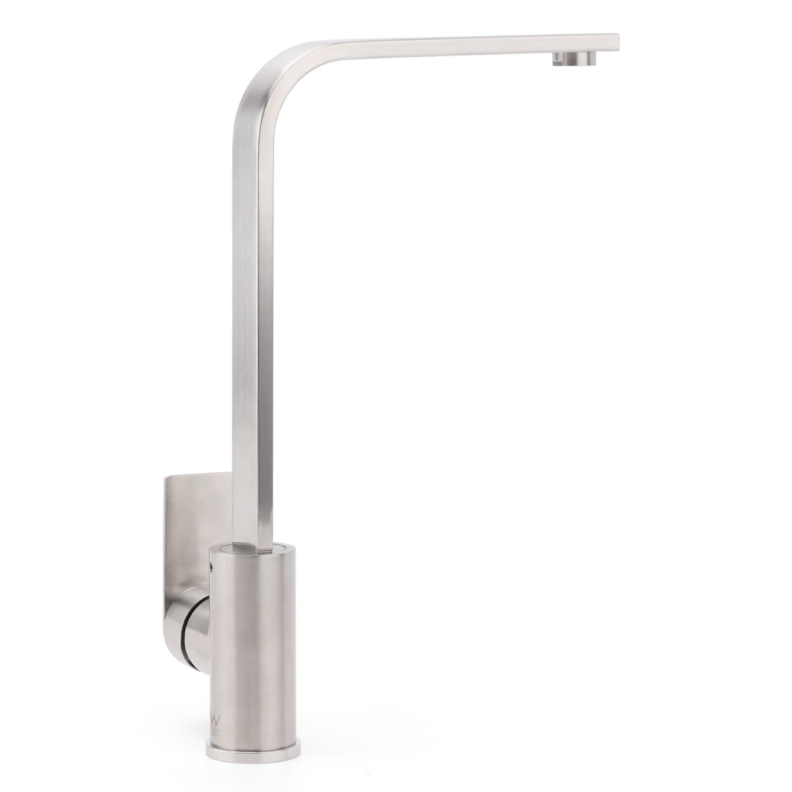 WELS Brushed Nickel Square Kitchen Sink Laundry Mixer 360º Swivel Faucet Tapware - Image 4