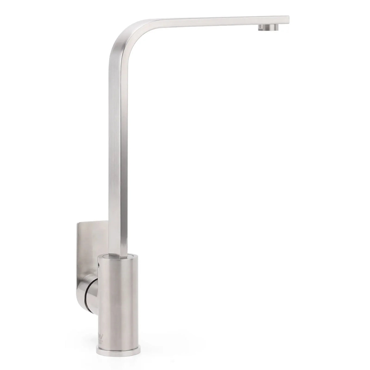 WELS Brushed Nickel Square Kitchen Sink Laundry Mixer 360º Swivel Faucet Tapware - Image 4