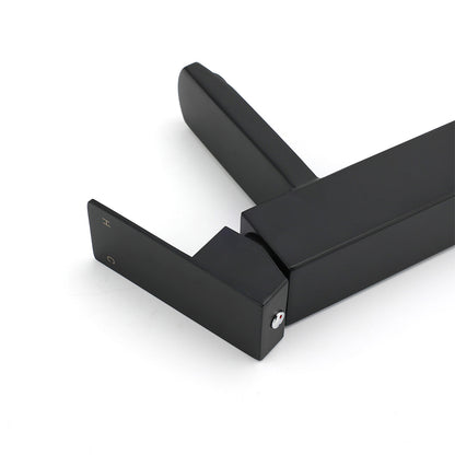Matt Black Tall Square Basin Mixer Vanity Laundry Counter Sink Faucet Tap Outlet - Image 5