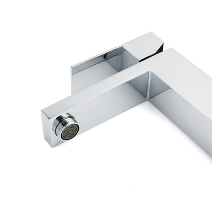 WEL Standard 6L/min Square Basin Vessel Mixer Faucet Tap Kitchen Laundry Chrome - Image 3